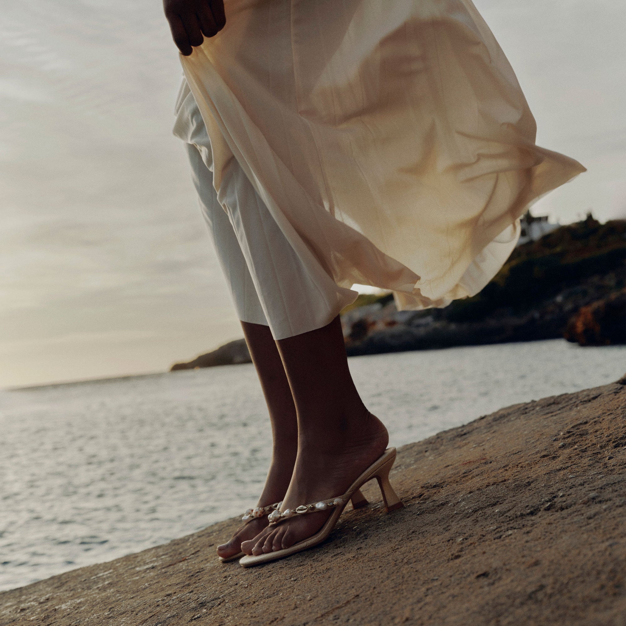 DAKSIE HEELS LT NATURAL RAFFIA