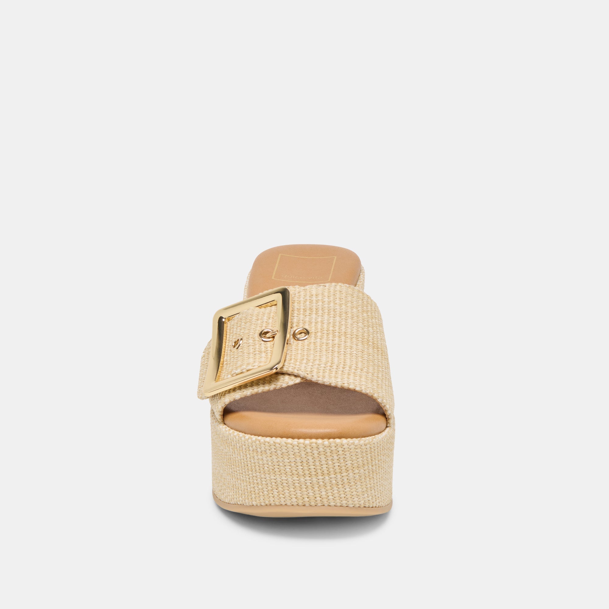 JILIAN WEDGES LT NATURAL RAFFIA